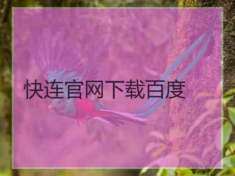 快连官网下载百度