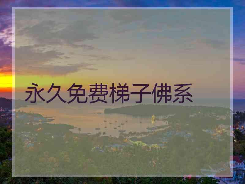 永久免费梯子佛系