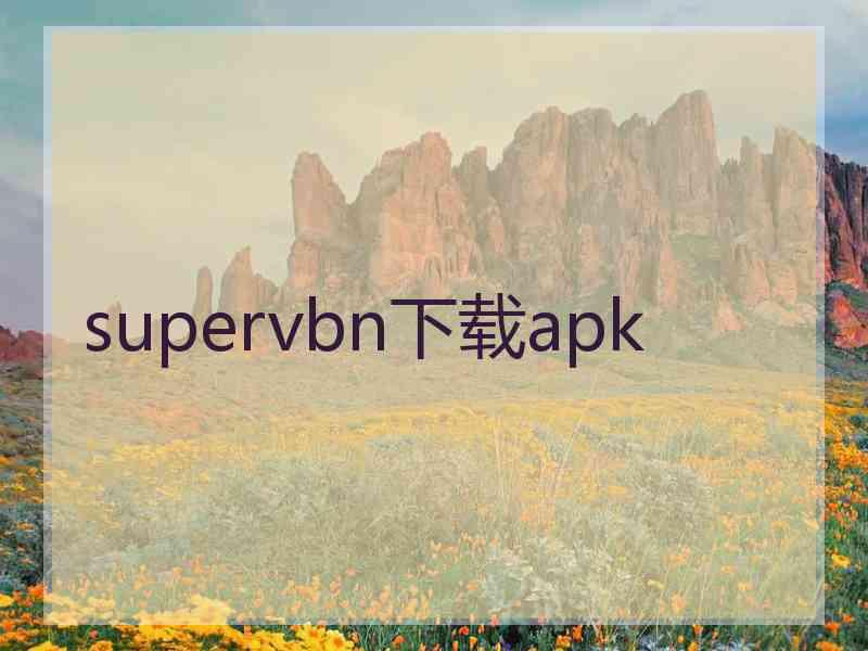 supervbn下载apk