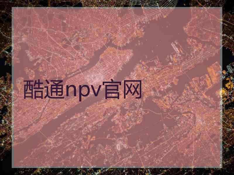 酷通npv官网