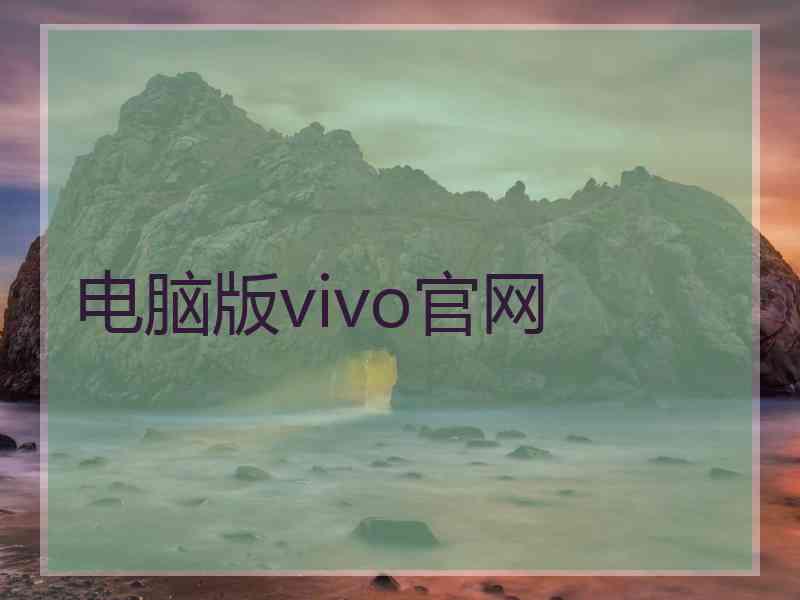 电脑版vivo官网