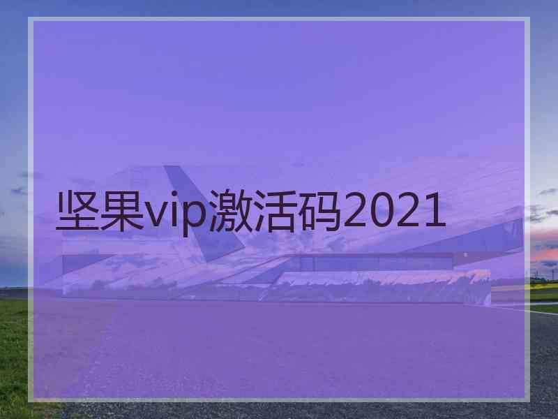 坚果vip激活码2021