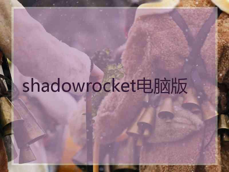 shadowrocket电脑版