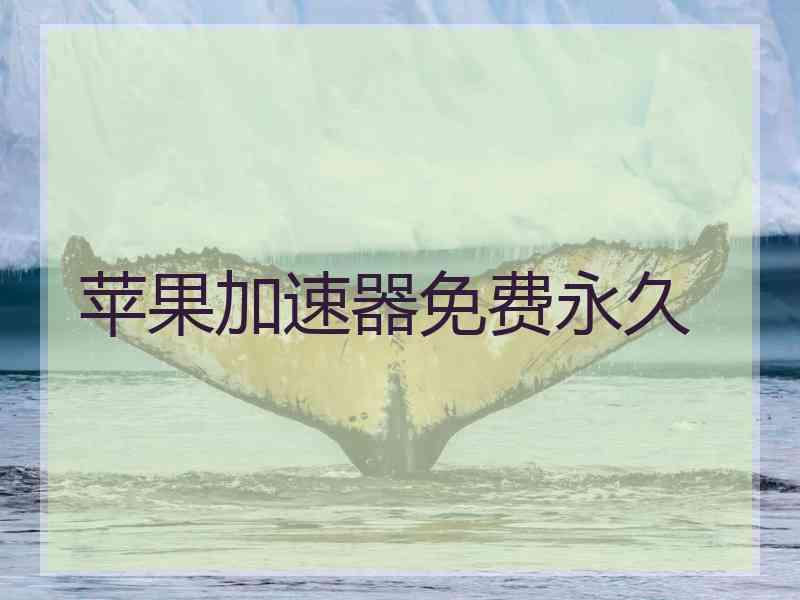 苹果加速器免费永久