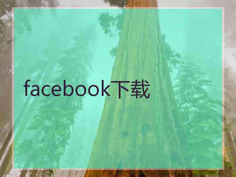 facebook下载