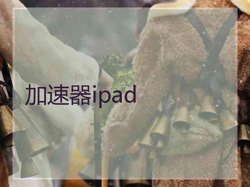 加速器ipad