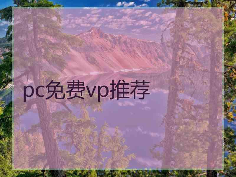 pc免费vp推荐