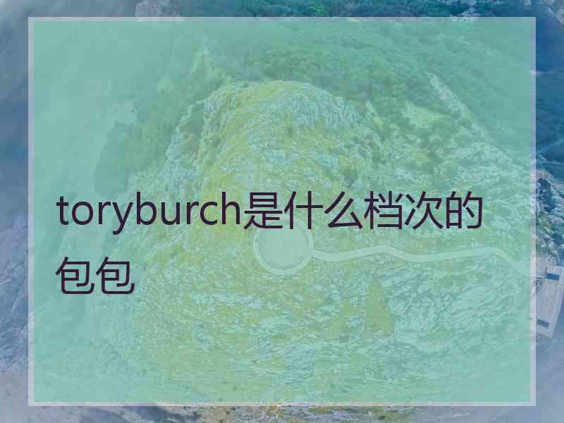 toryburch是什么档次的包包