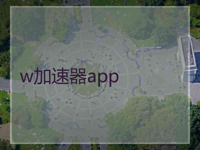 w加速器app