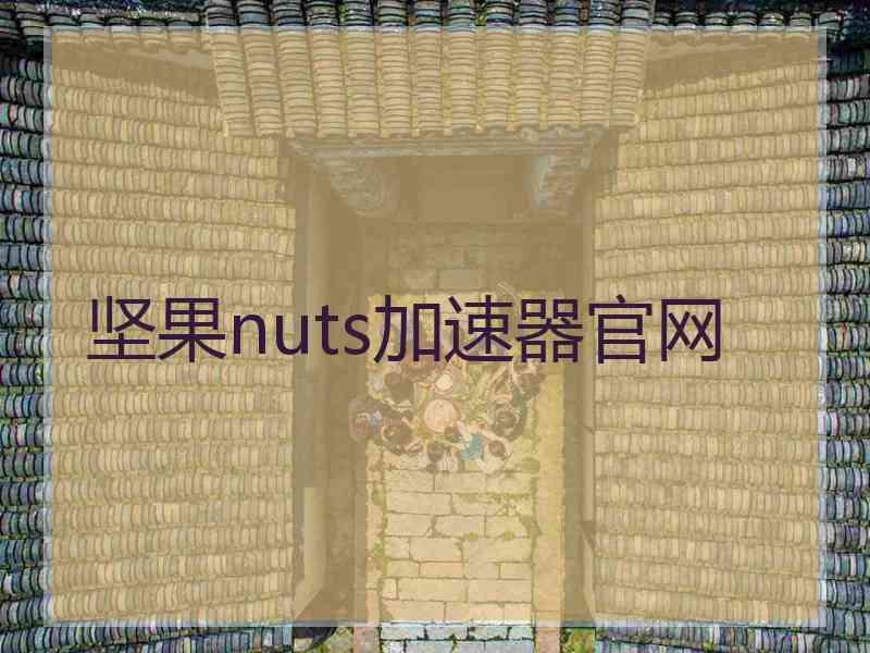 坚果nuts加速器官网