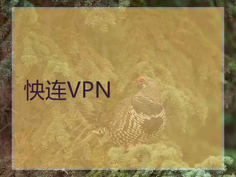 怏连VPN