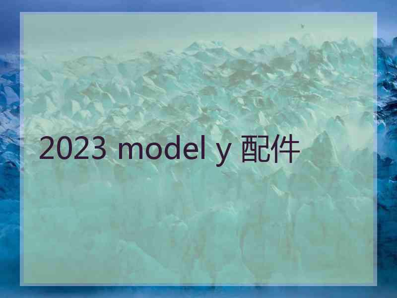 2023 model y 配件