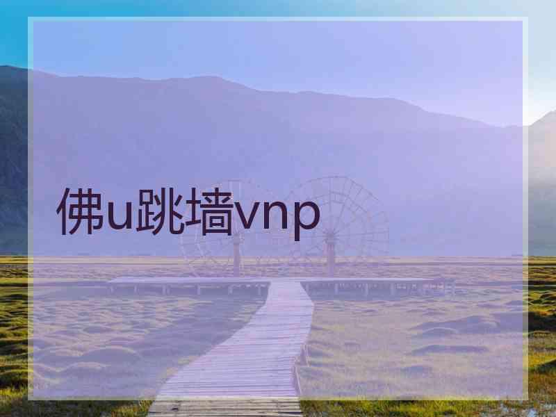 佛u跳墙vnp