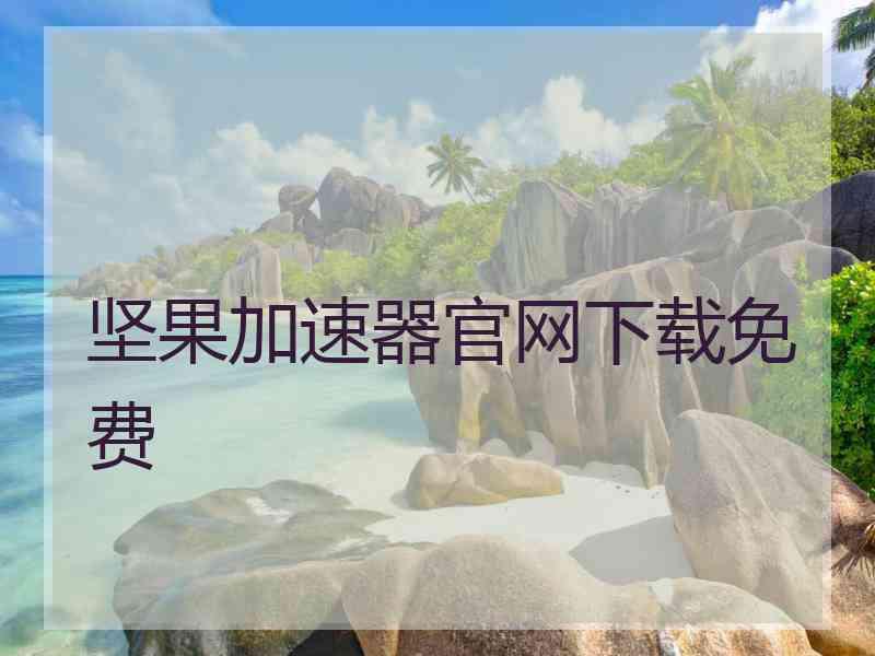 坚果加速器官网下载免费