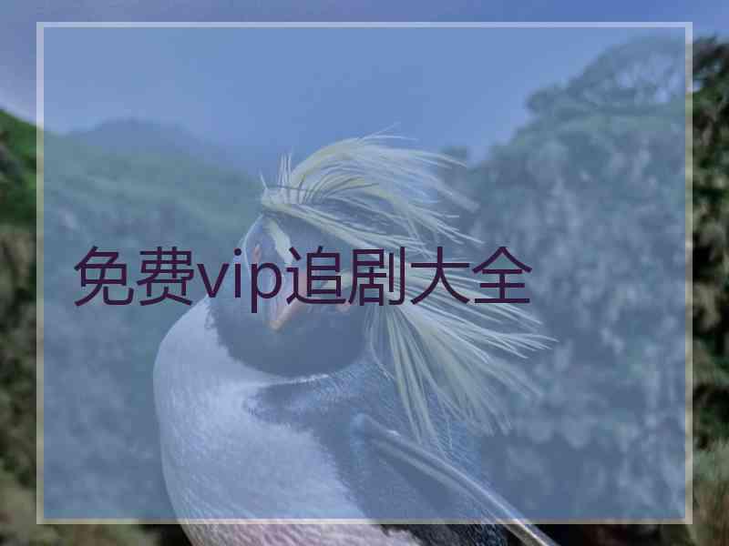 免费vip追剧大全