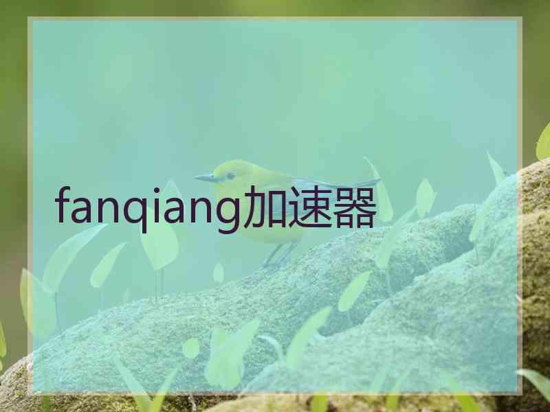 fanqiang加速器