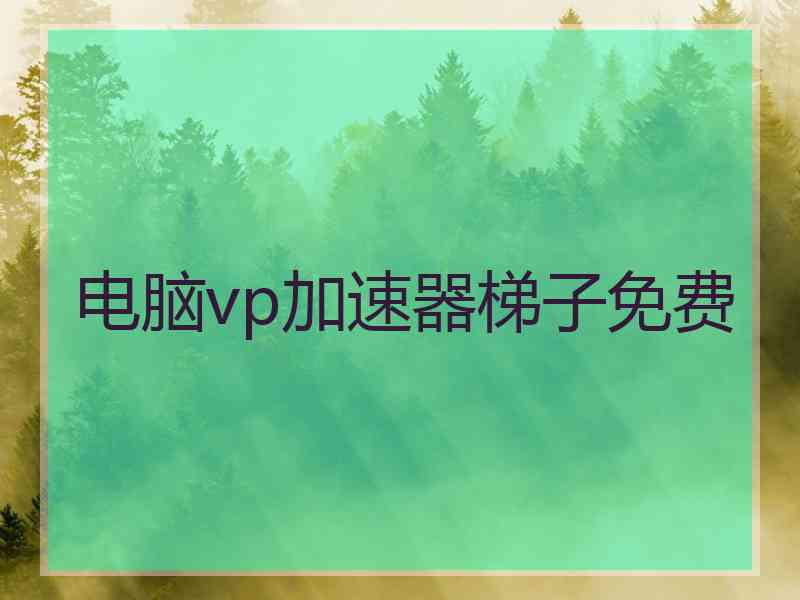 电脑vp加速器梯子免费