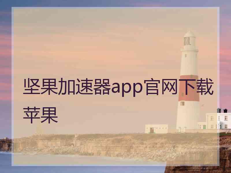 坚果加速器app官网下载苹果