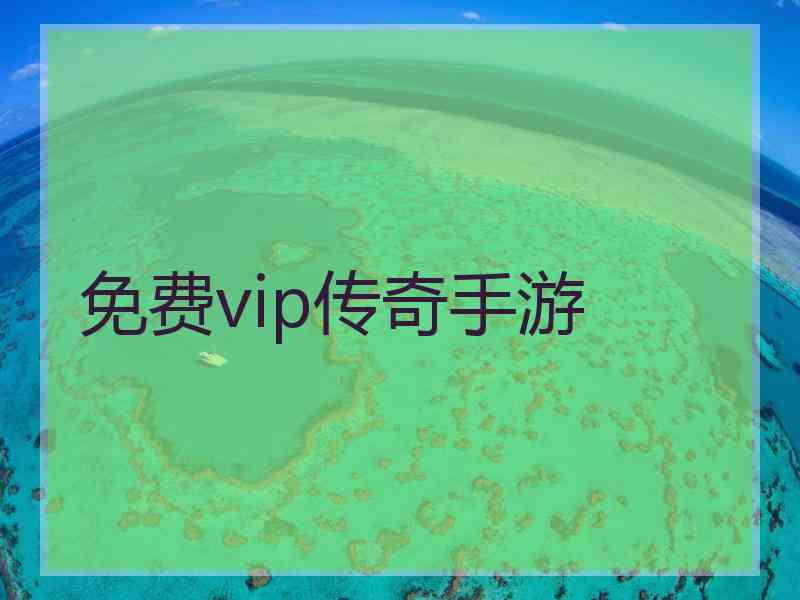 免费vip传奇手游