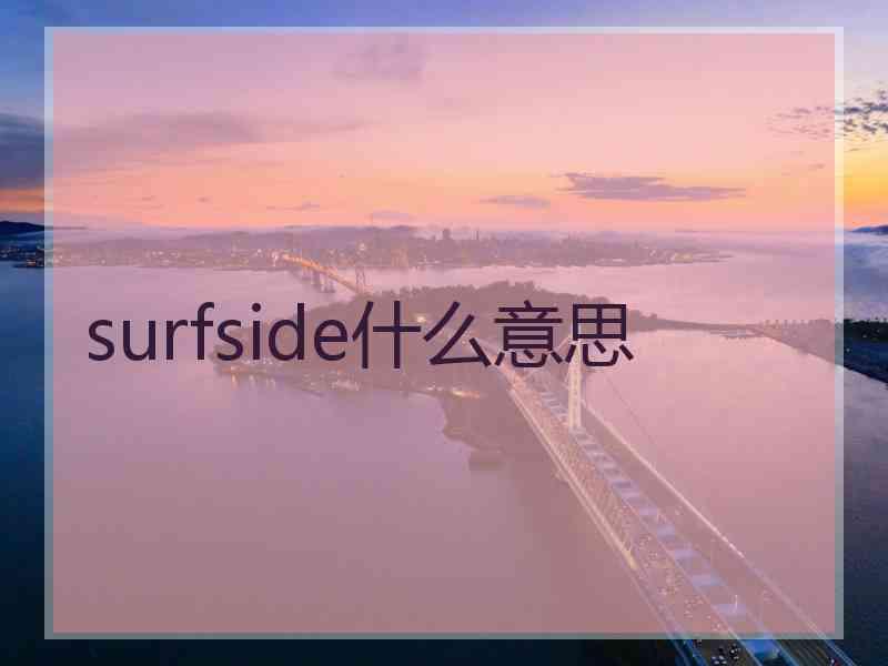 surfside什么意思