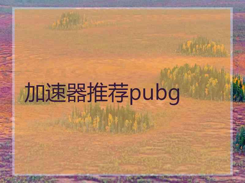 加速器推荐pubg