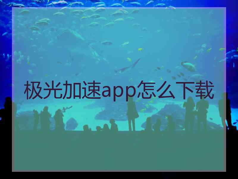 极光加速app怎么下载