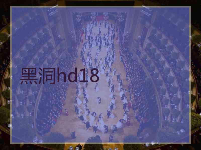 黑洞hd18