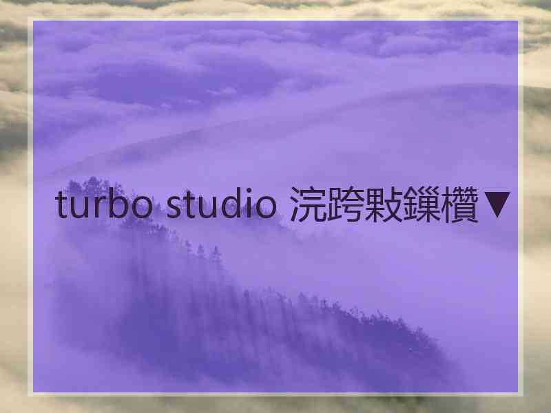 turbo studio 浣跨敤鏁欑▼