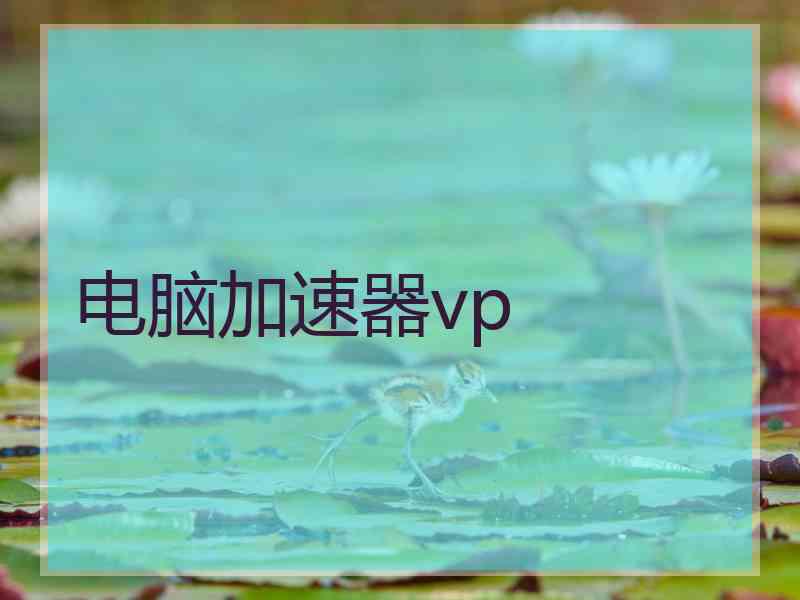 电脑加速器vp