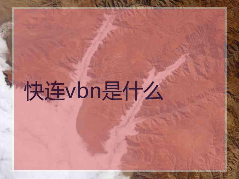 快连vbn是什么