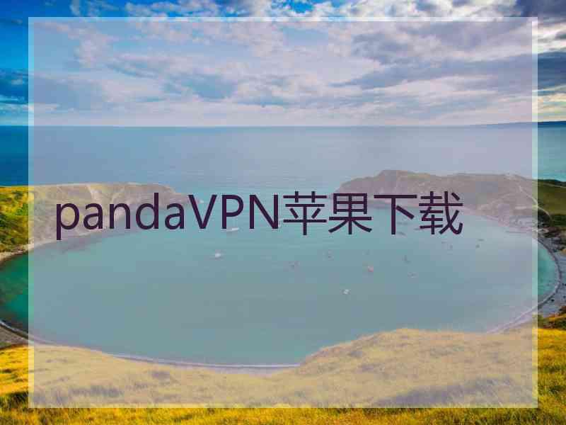 pandaVPN苹果下载