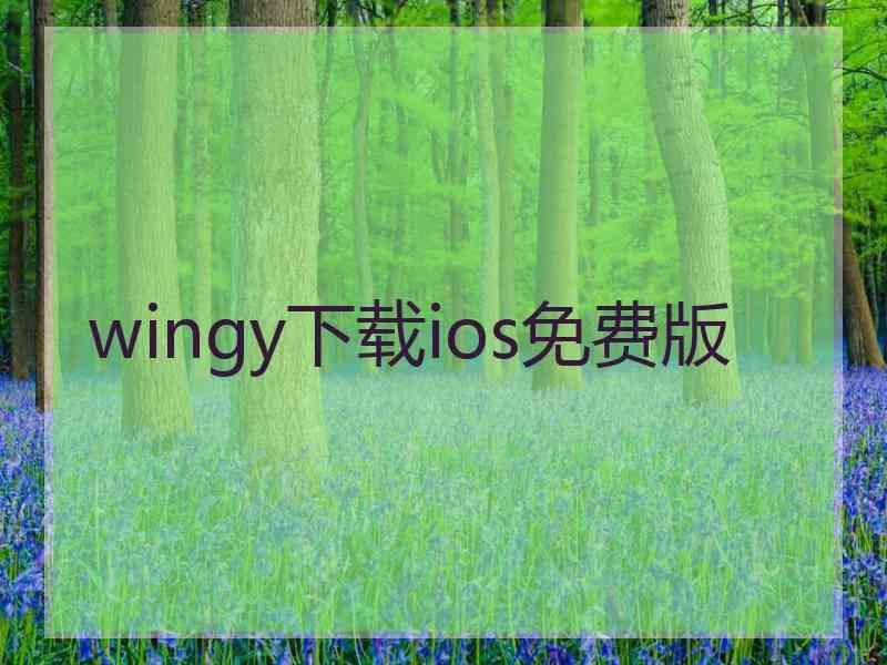 wingy下载ios免费版