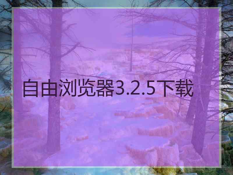 自由浏览器3.2.5下载