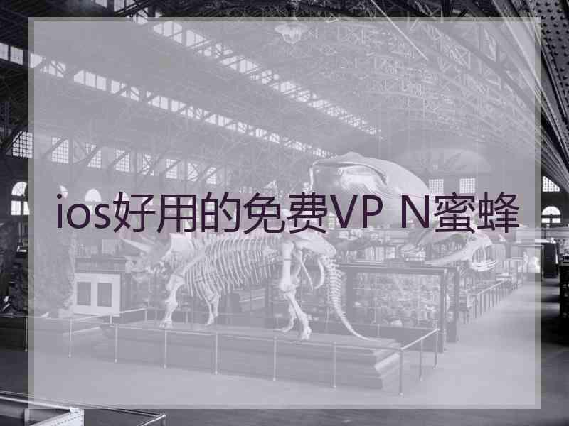 ios好用的免费VP N蜜蜂