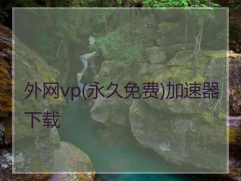 外网vp(永久免费)加速器下载