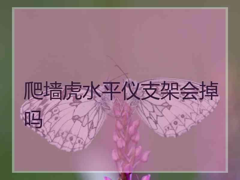 爬墙虎水平仪支架会掉吗