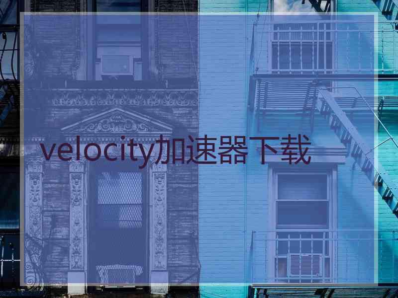 velocity加速器下载