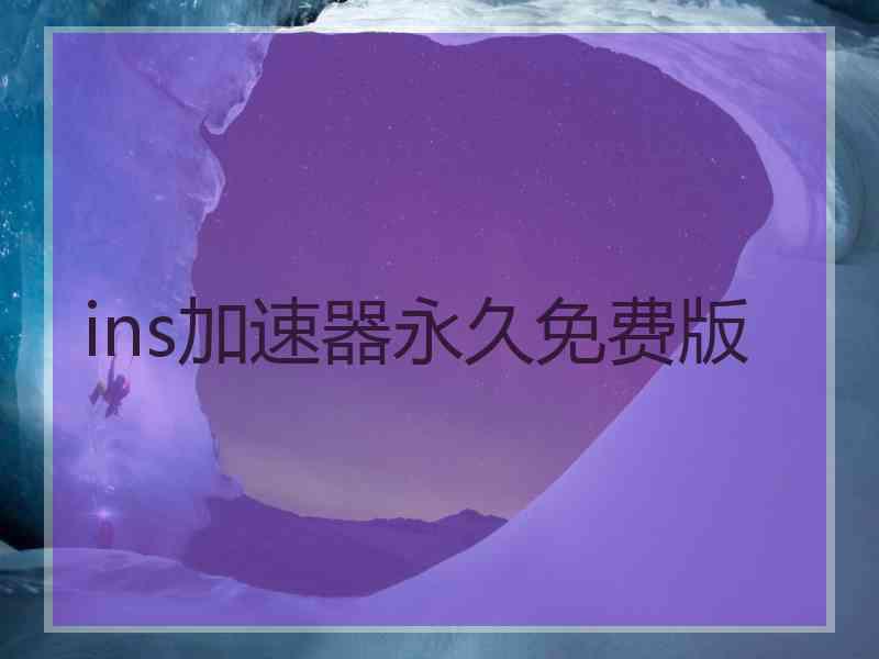 ins加速器永久免费版