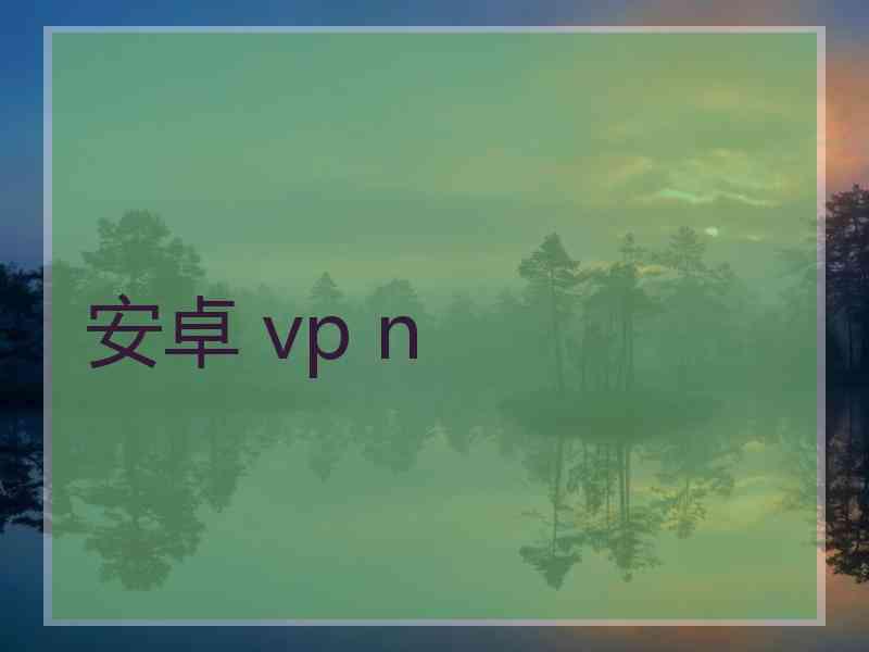 安卓 vp n