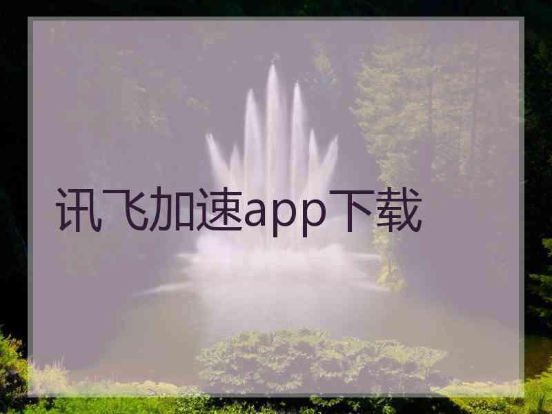 讯飞加速app下载