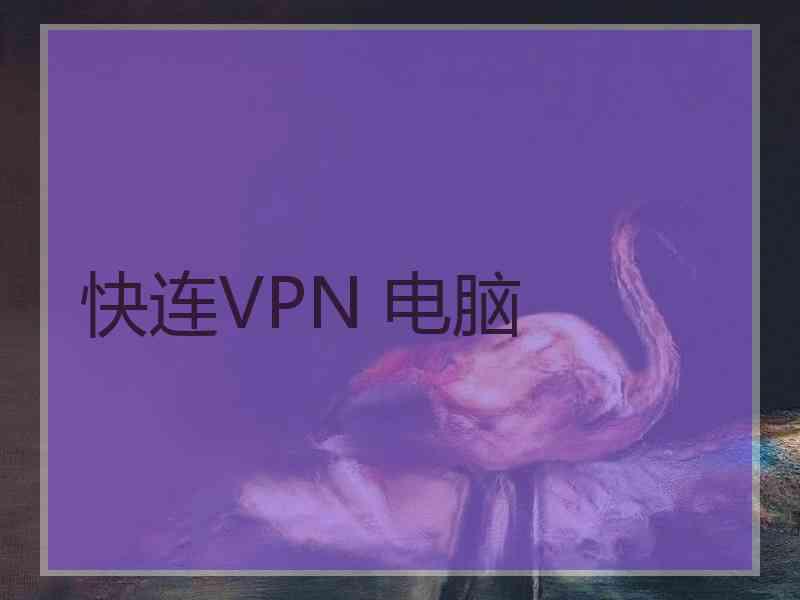 快连VPN 电脑