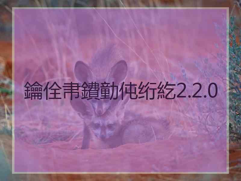 鑰佺帇鐨勭伅绗紇2.2.0