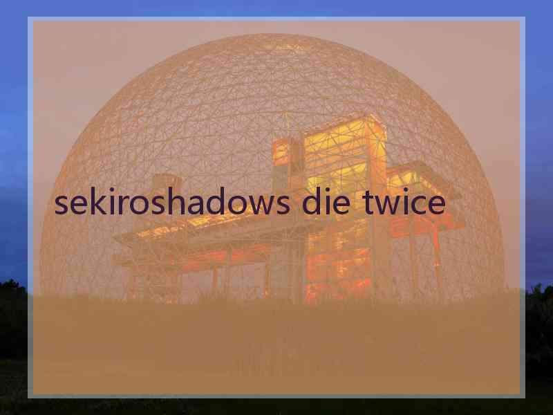 sekiroshadows die twice