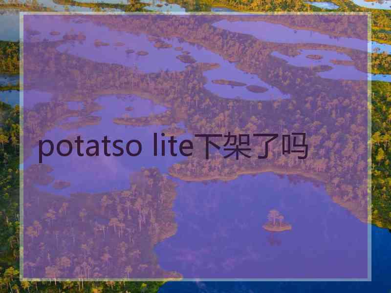 potatso lite下架了吗