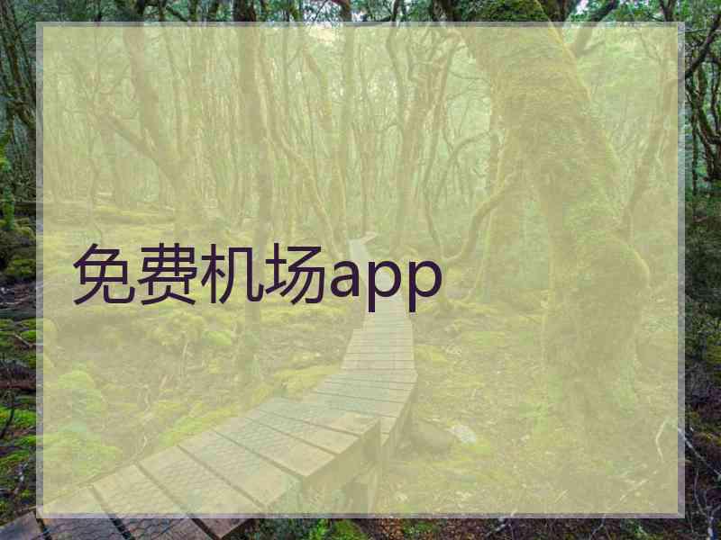 免费机场app