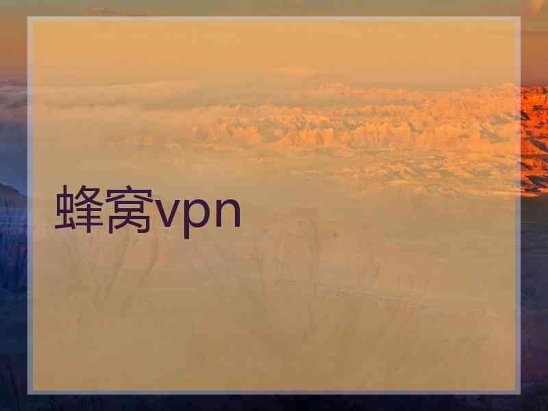 蜂窝vpn