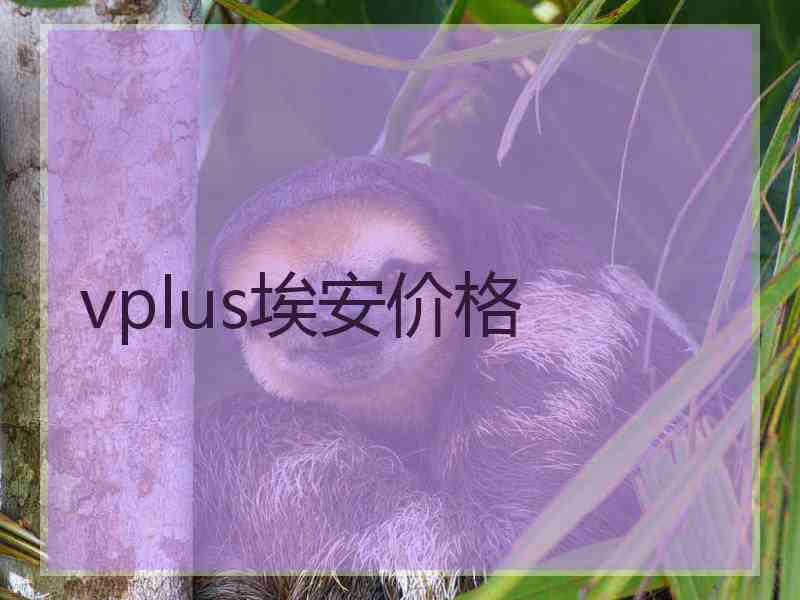 vplus埃安价格